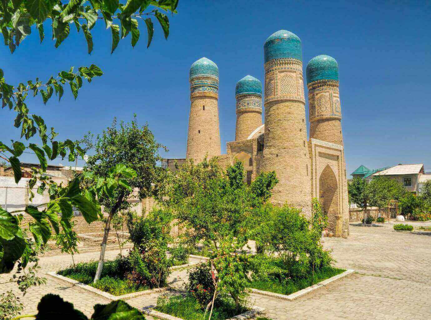Beautiful historical mosque Bukhara Uzbekistan