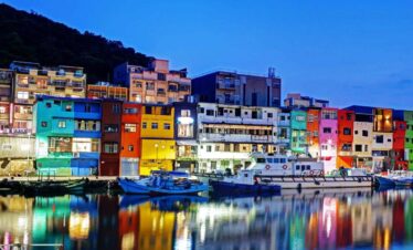 Colorful houses Taiwan