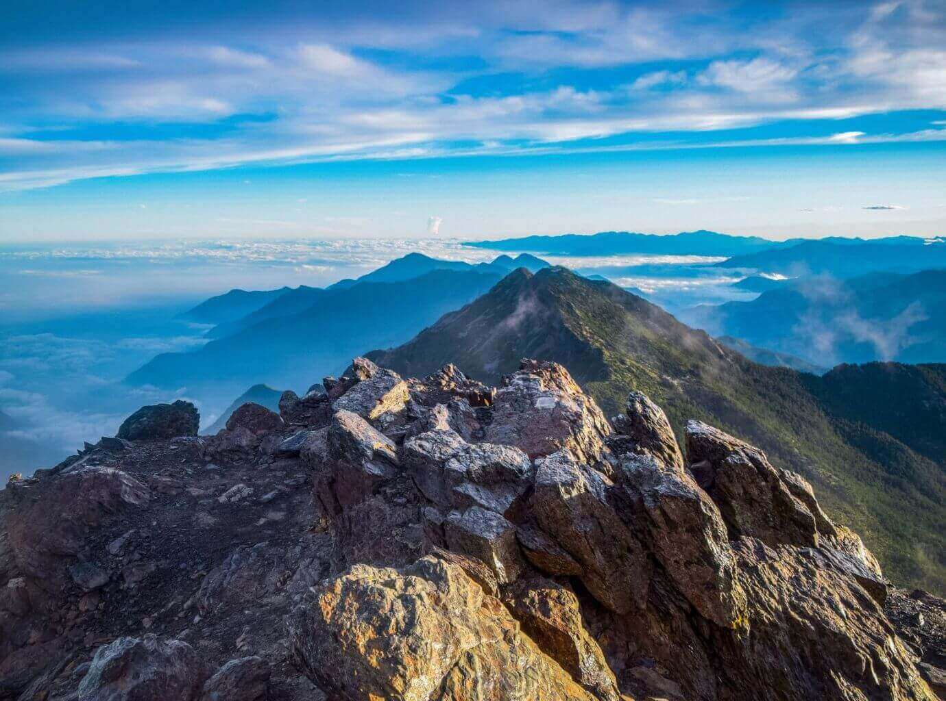 Yushan Mt Jade mountain Taiwan