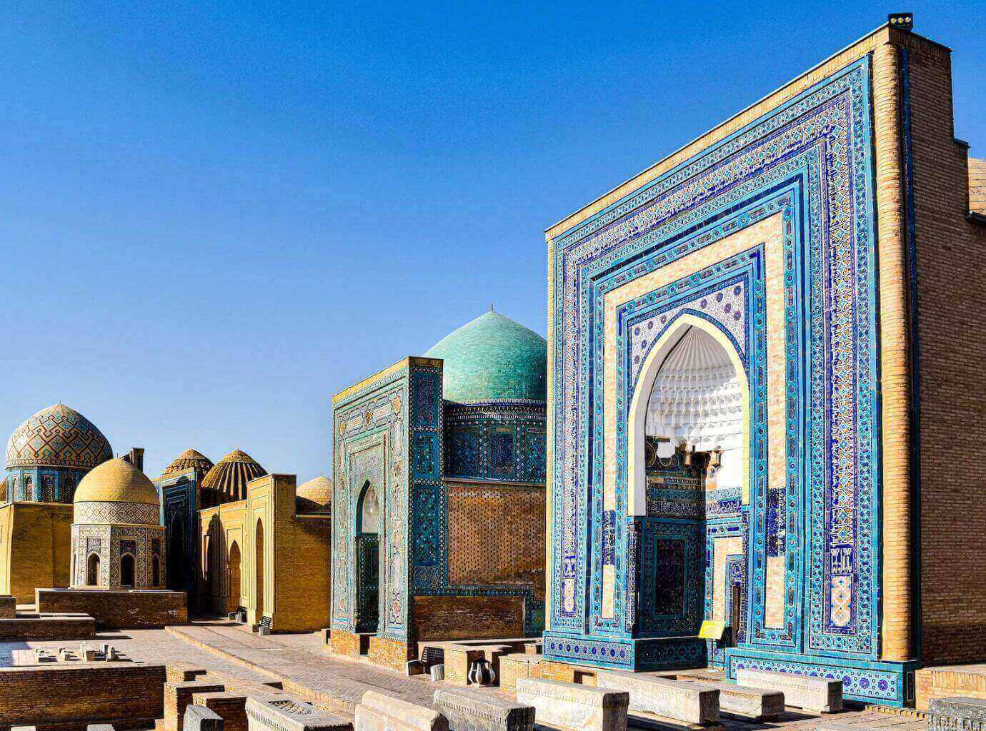 Beautiful building, Samarkand, Uzbekistan