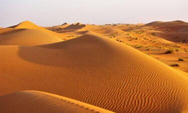The Wahiba sands dunes