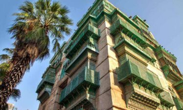 Ancient building Al Balad District UNESCO World Heritage Jeddah Saudi Arabia