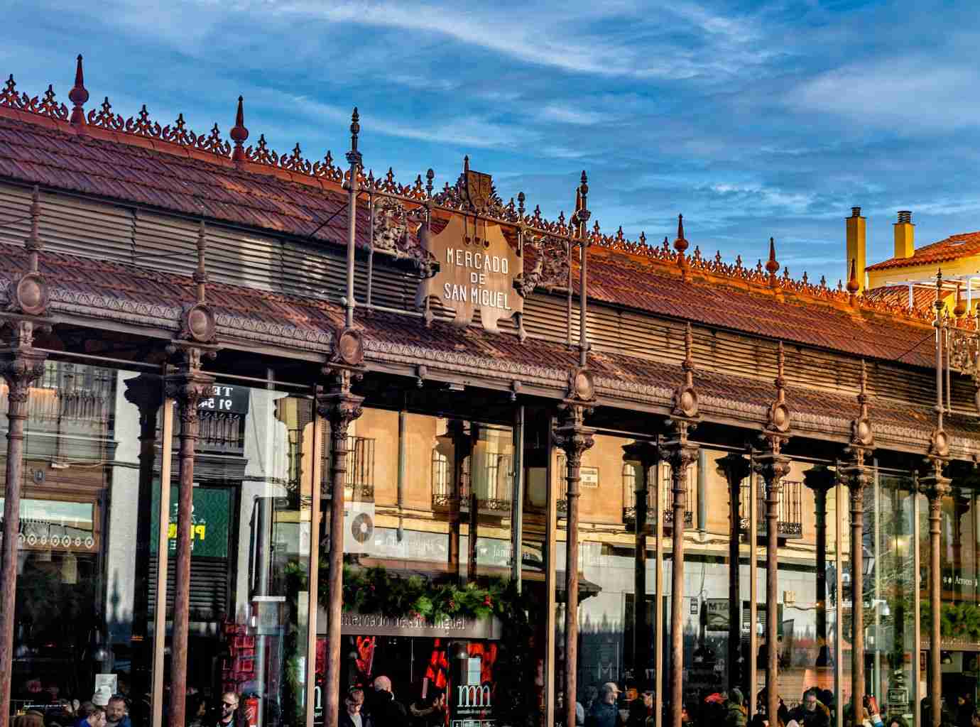 Facade of the market San Miguel Madrid
