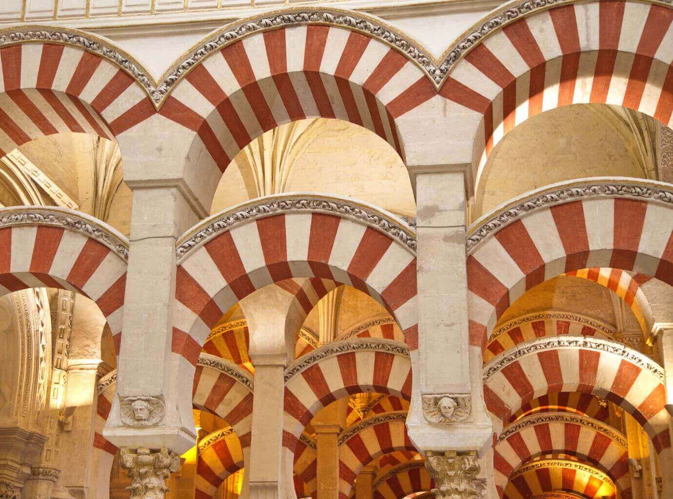 Interior of the Great Mosque Cordoba Andalusia