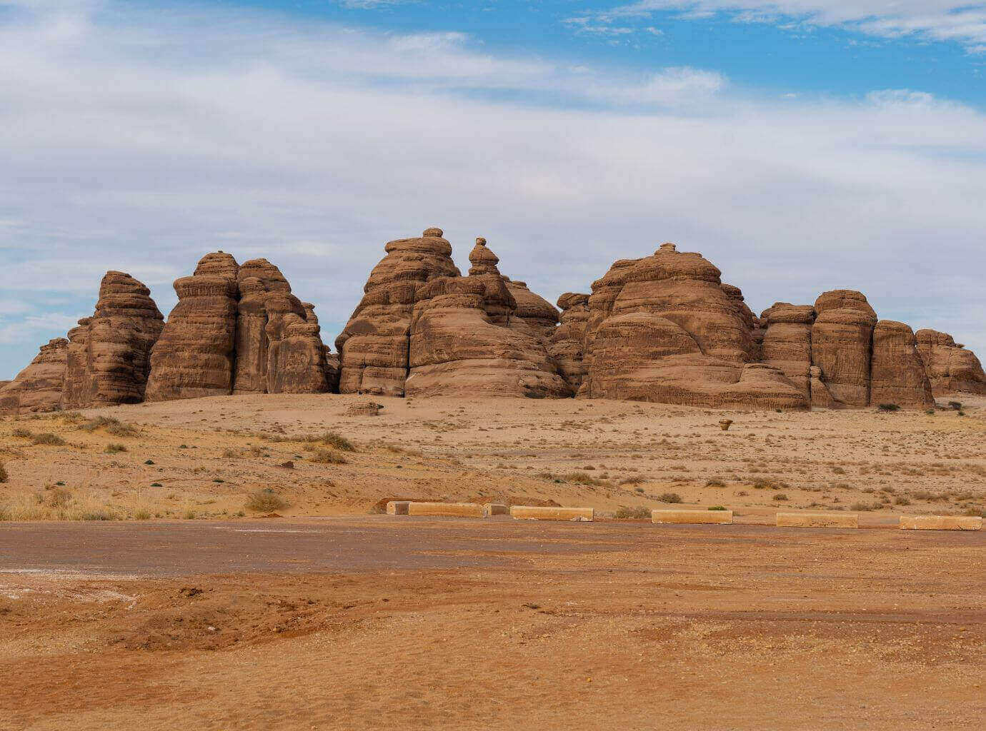 Madain Saleh Hegra archaeological site Al Ula Saudi Arabia