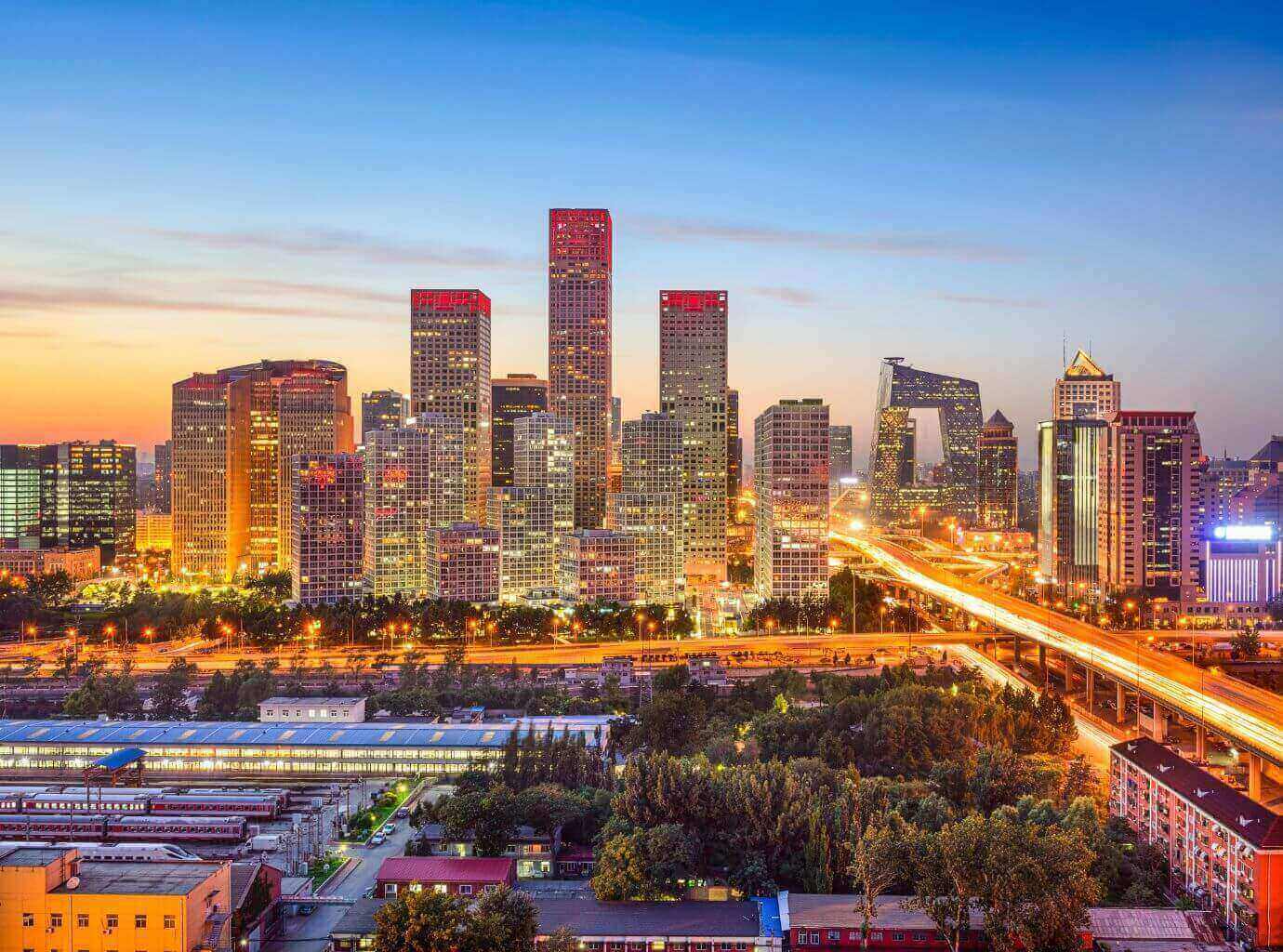 City skyline Beijing China