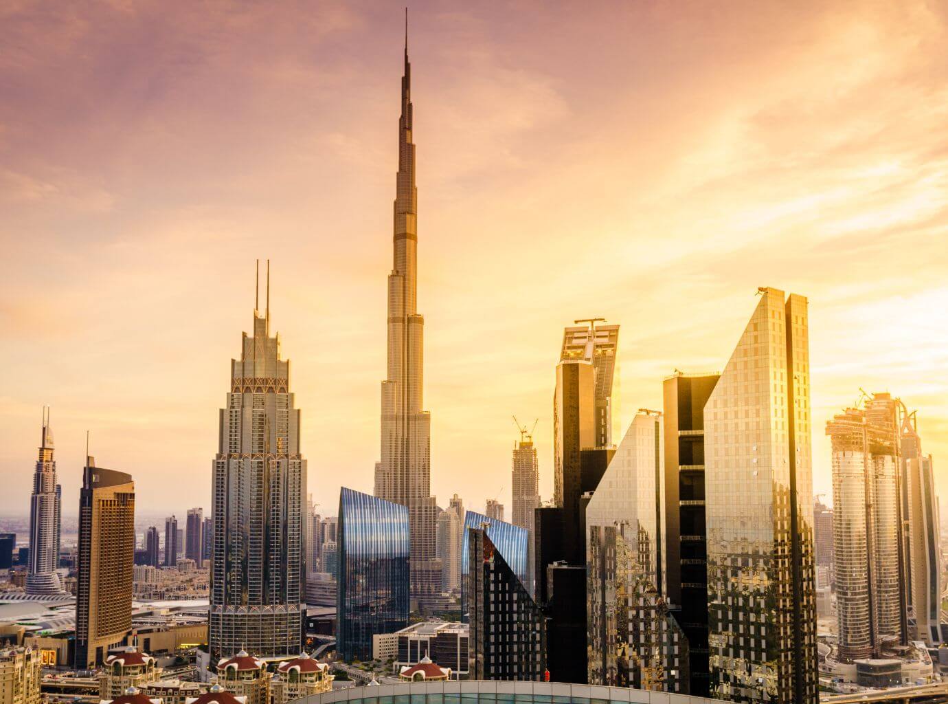 Dubai downtown skyline
